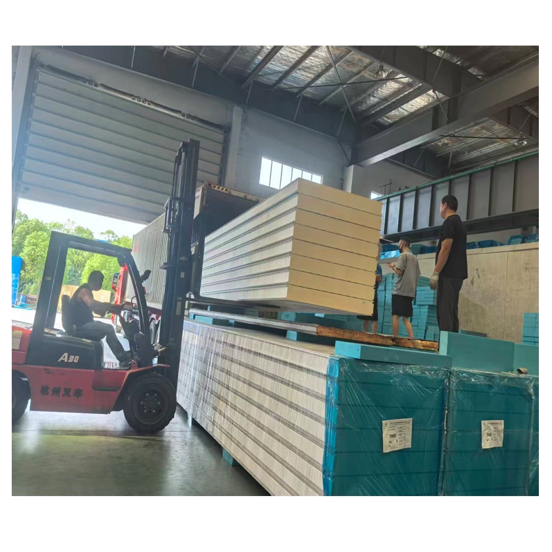 PU/PIR/Polyurethane/Rock Wool Fireproof Eco-Friendly Cold Room Structural Insulated Sandwich Panels for Internal/External Walls
