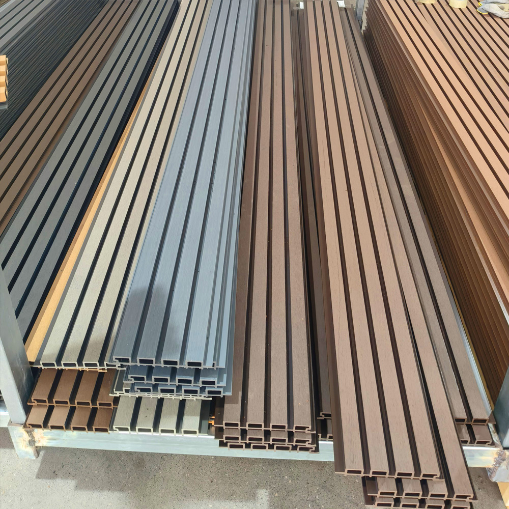 SINKO Modern Exterior WPC Facade Panels Interlocking Outdoor 3D WPC Wall Cladding for House Garden Renovation