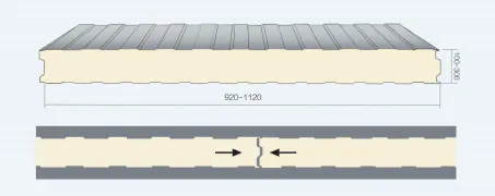 Cold room sandwich panel