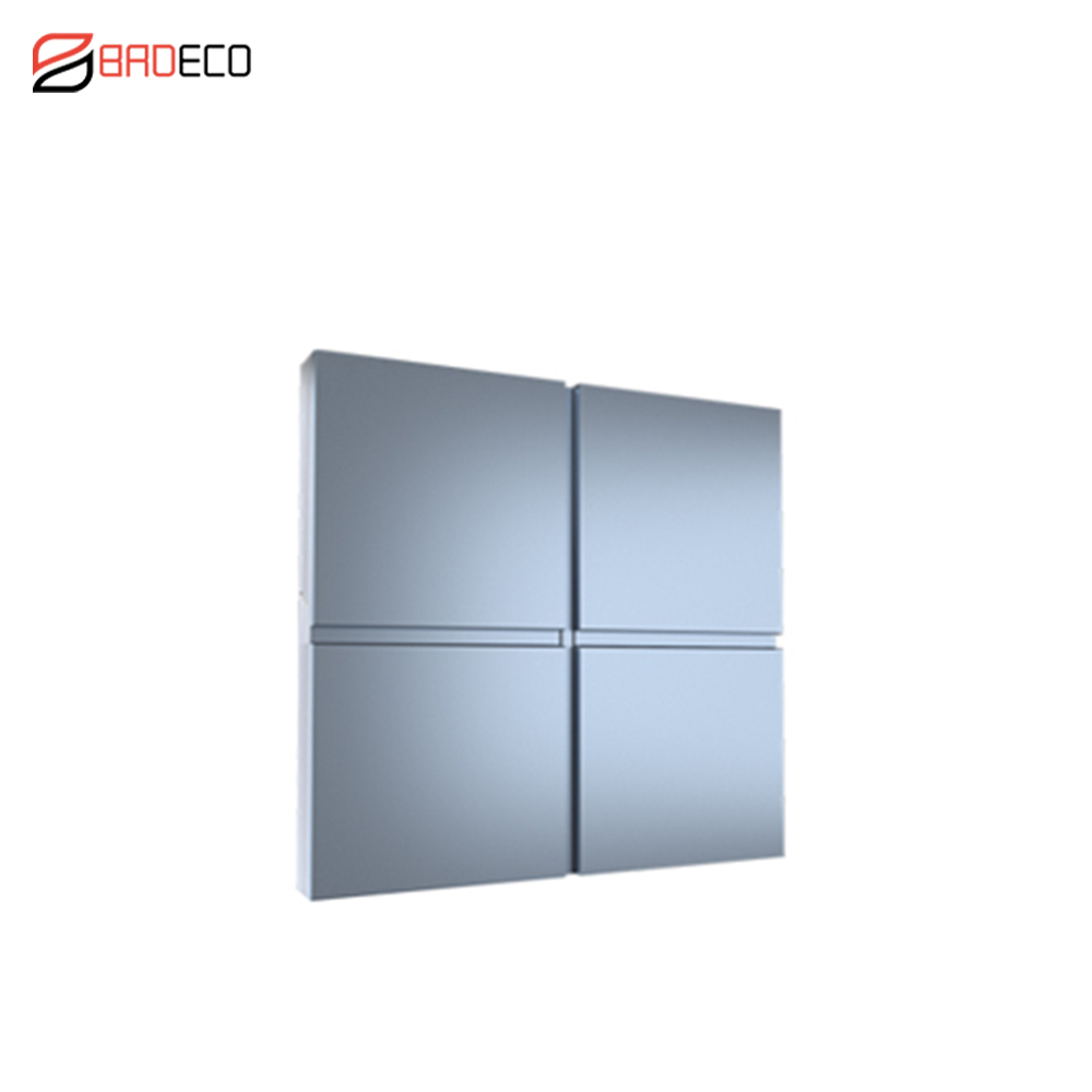 Curtain Wall Panels with 4-Sided Joint