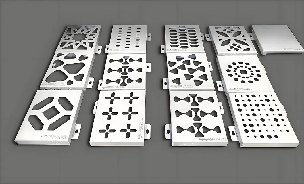 Decorative Metal Building Material Laser Cut Perforated Wall Panels Interior Exterior Aluminum Acoustic Wall Panel