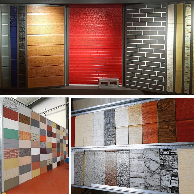Modern Modular Wall Panels for Casas Prefabricadas Interior Exterior Sandwich Wall Panels with Marble Finish Steel Material