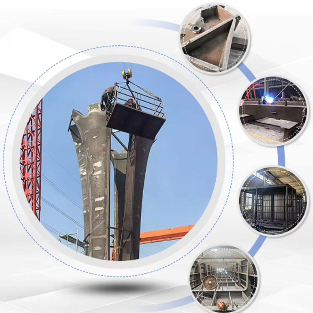 Modern Aesthetic Steel Frame Support Glass Curtain Wall Metal Cladding Various Facade for Commercial Building Exterior