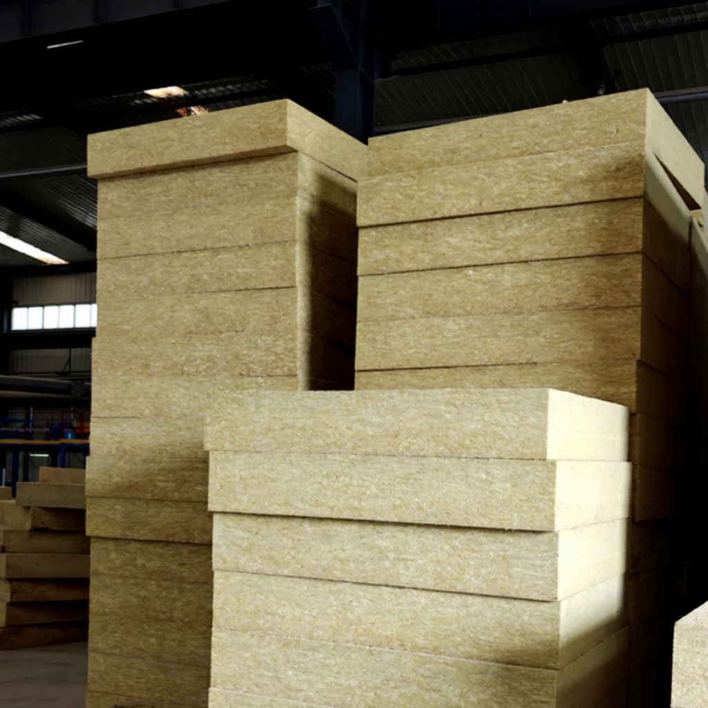 GB Standard Rock Wool Board 40-150kg/m3 30mm-200mm Sandwich Panels Rock Wool Industrial Design for Warehouses