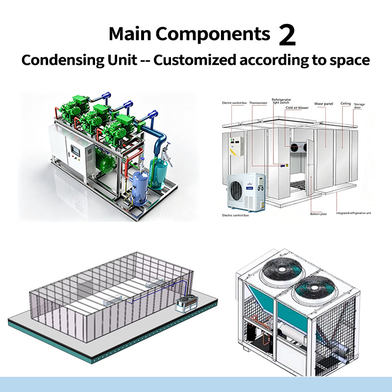 Intelligent Control Equipped Walk In Cold Storage &amp; Cool Room, Full Featured Storage Solution For Agricultural Farms