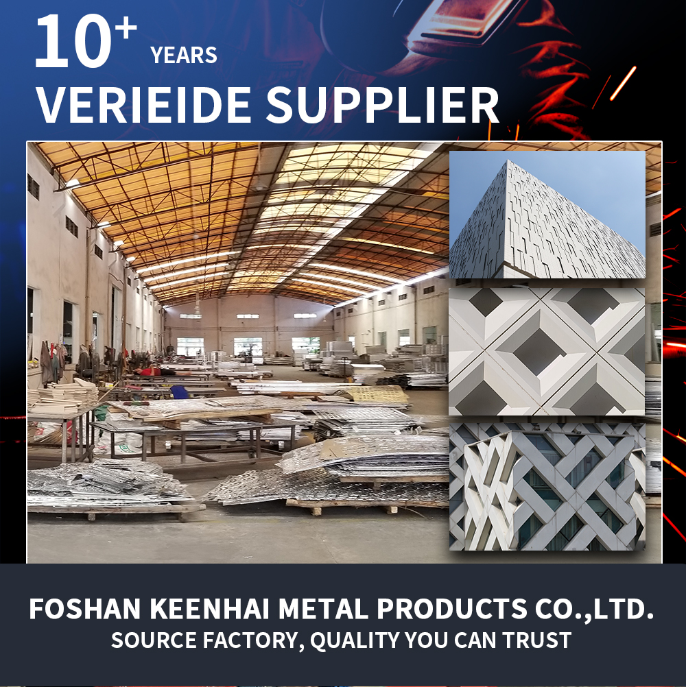 Exterior Wall Cladding Panels With Laser Cut Aluminum Designs For Commercial Buildings Contractor Project Supply