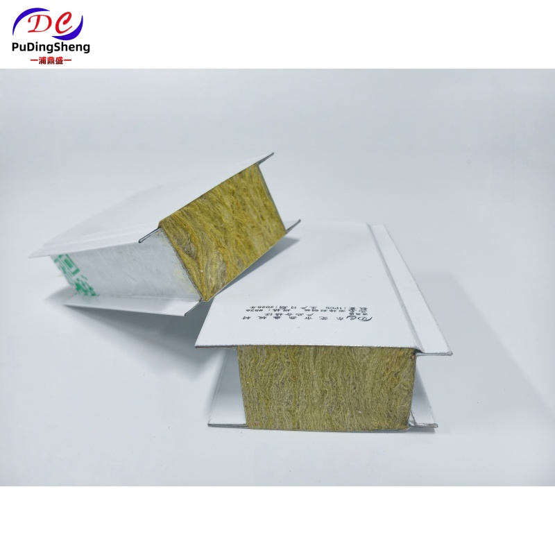 ROCK Wool Sandwich Panel for Wall Rock Wool Sandwich Panel for Roof Rock Wool Sandwich Panel for Prefab House