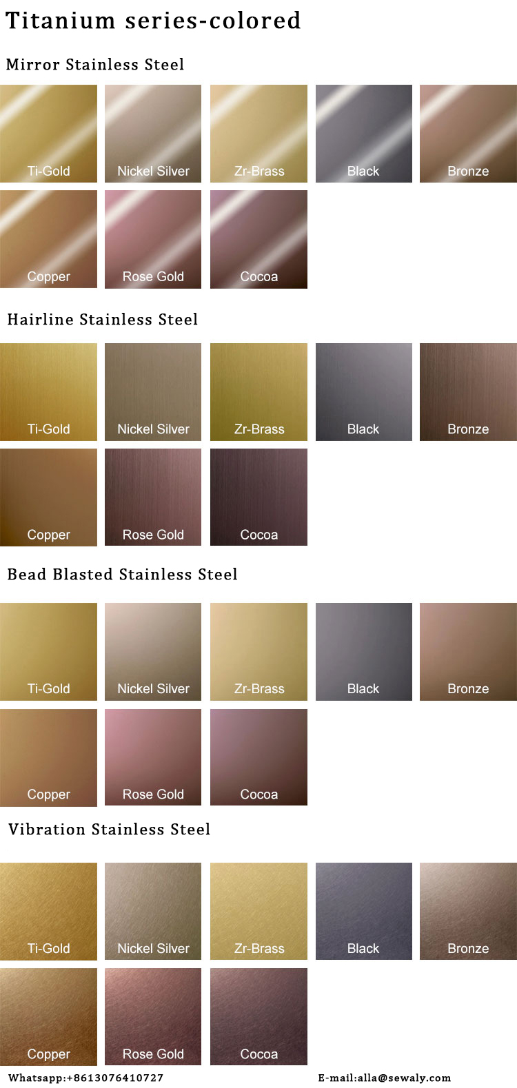 Customized surface textures