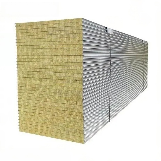 Cross-border Supply Non Combustible Rock Wool Board Insulation Panel Board Moisture Proof Rock Wool Panel for Roof Insulation