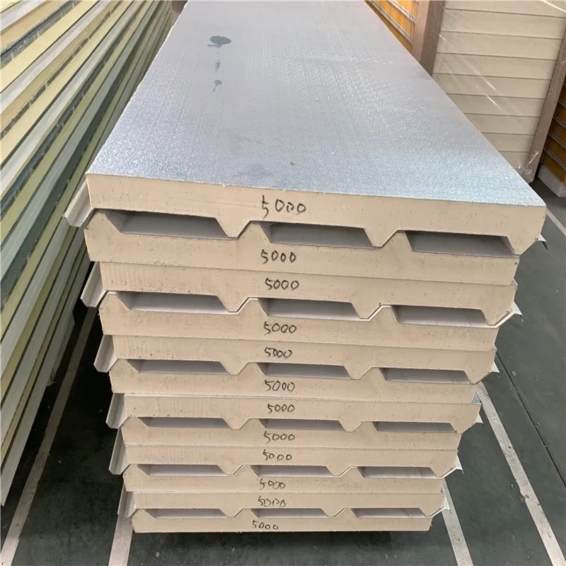 Superior Fireproof Steel Insulation Roofing Sandwich Panels with Polyurethane/EPS/Pir/Rock Wool/Glass Wool Core