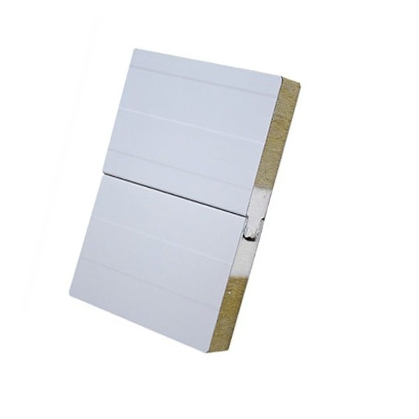 Export Modern Steel Rock Wool Sandwich Board Fire Resistant Water Resistant Eco-Friendly Features Metal Construction for