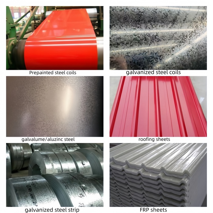 Corrugated Pre-coating Galvalume Steel Metal Sheet for Facade Wall Panel