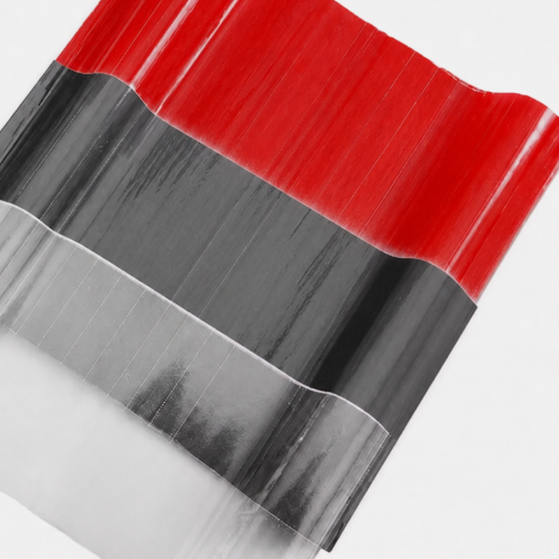 3mm Thickness FRP Corrugated Sheet Anti-Corrosion UV Resistant For Roof Sheeting