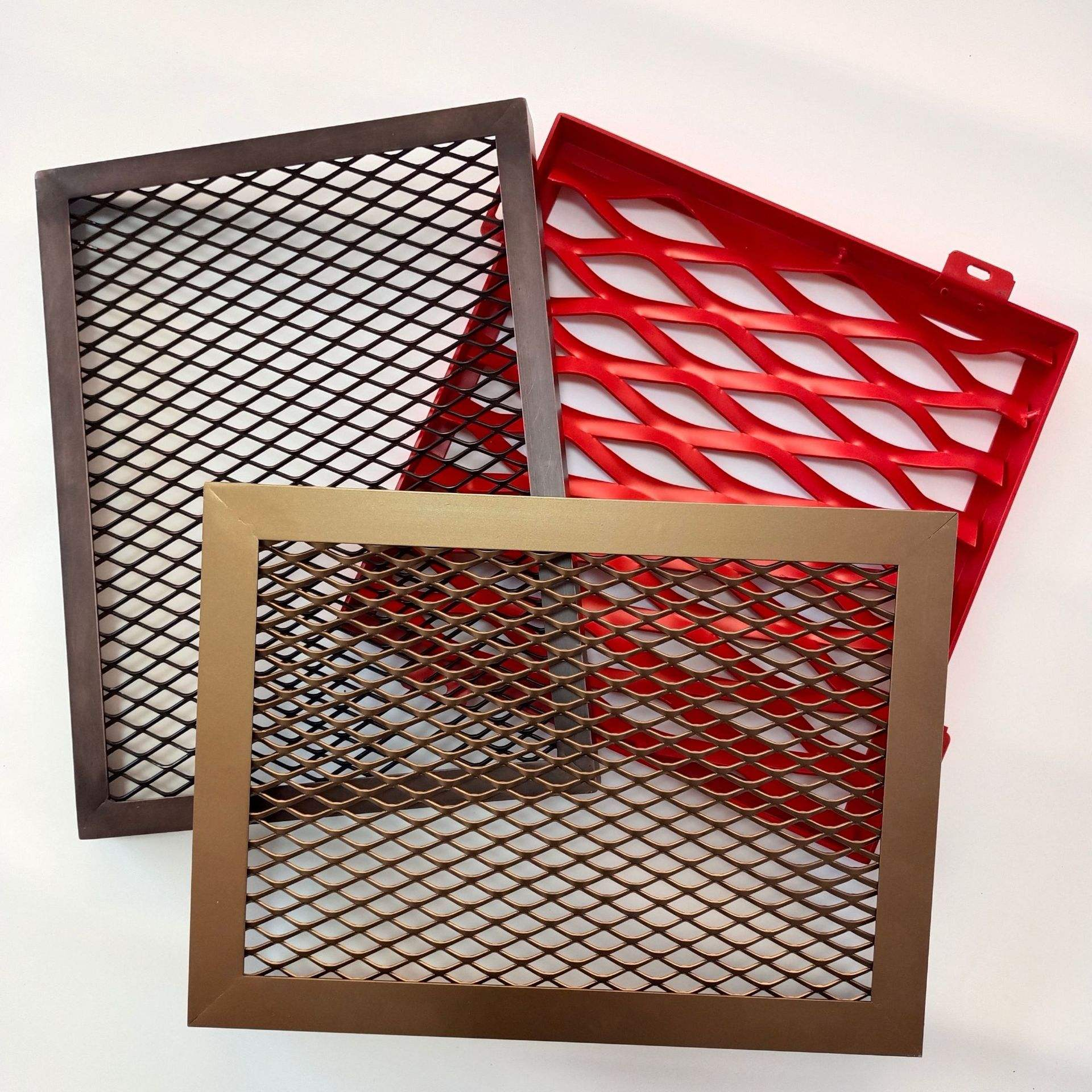 Building Facade Metal Ceiling Panels Custom Cutting Welding Bending Welded Mesh Cladding Galvanized Steel Plain Weave