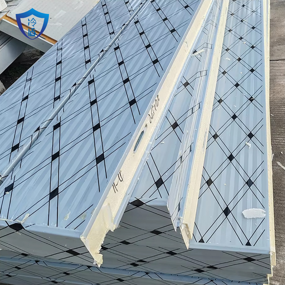 Fire Resistant PIR Insulated Galvanized Steel Sandwich Panel, Thermal Insulation Cold Storage Panels For Cold Room Wall &amp; Roof