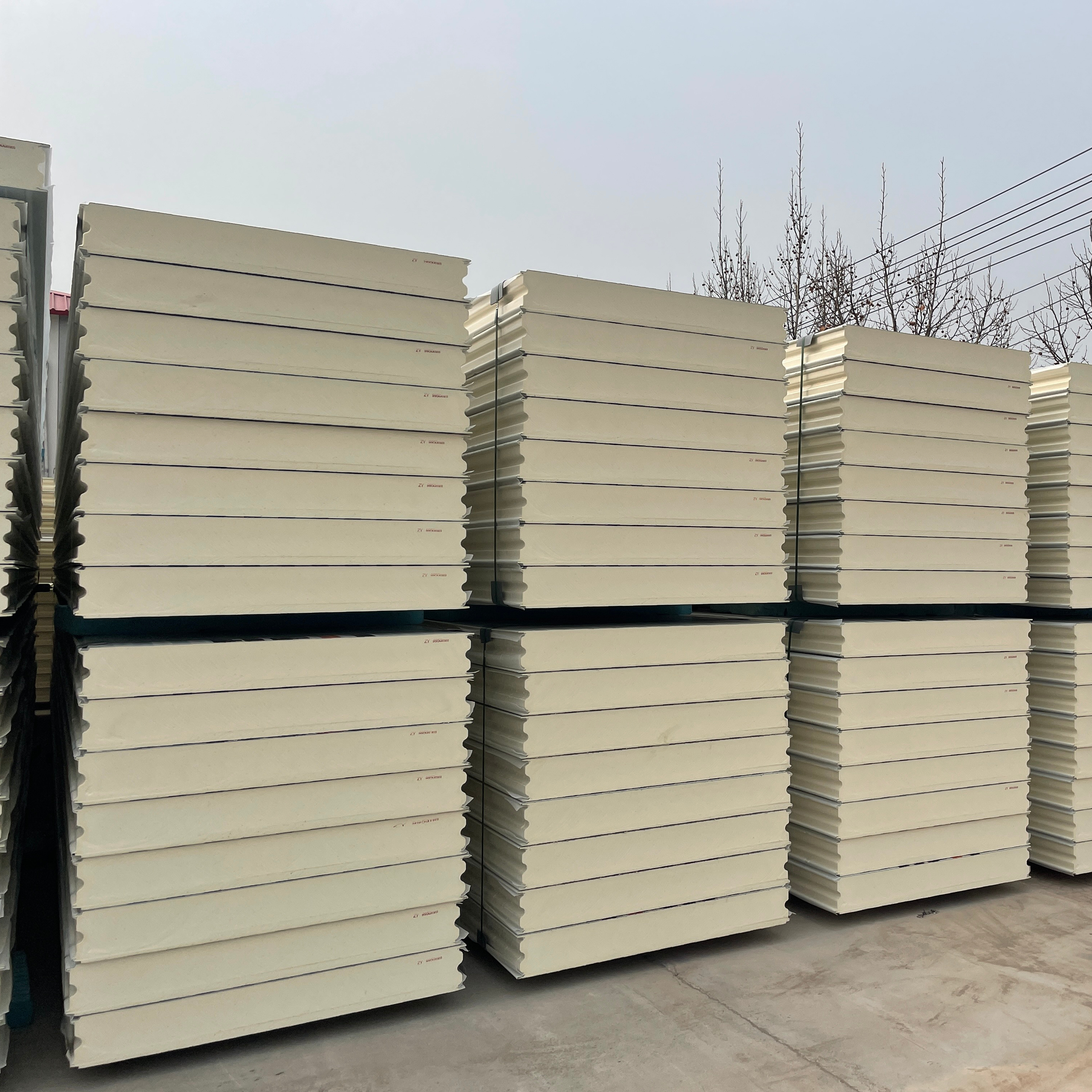 3D Model Design EPS Sandwich Panels Rock Wool Sandwich Panels Sandwich Wall Panels Exterior