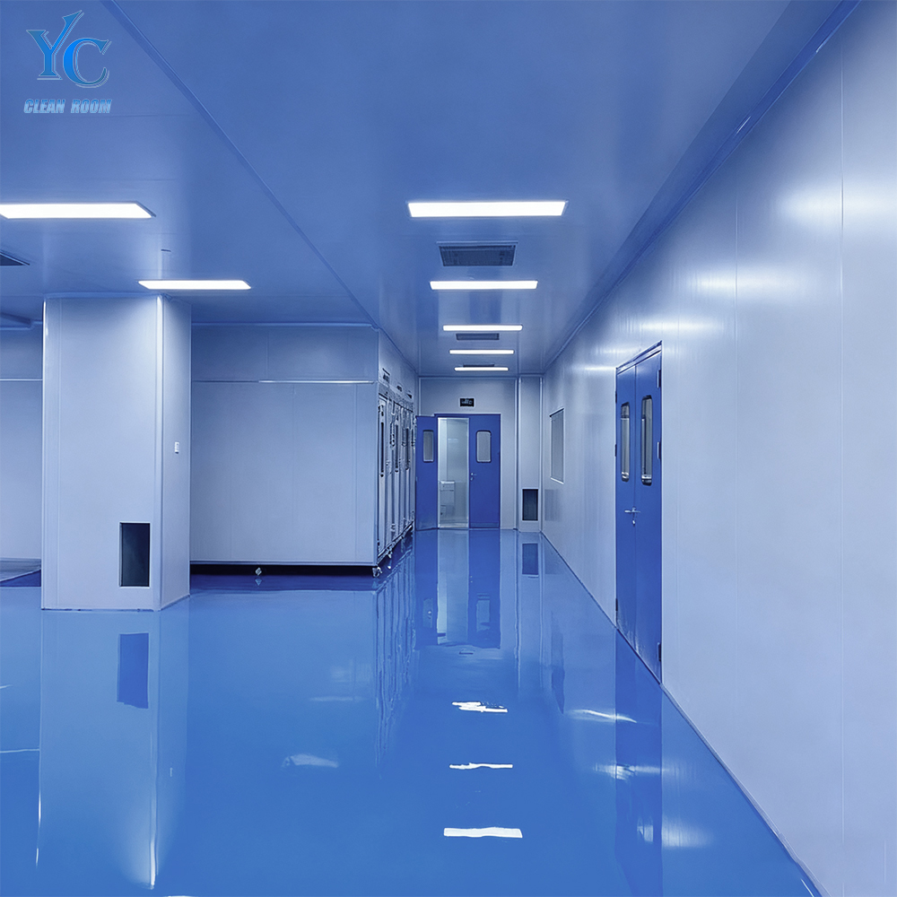 GMP-Compliant Turnkey Cleanroom Projects Industrial Steel Structure Modular Clean Room Wall Ceiling Panels For Workshops
