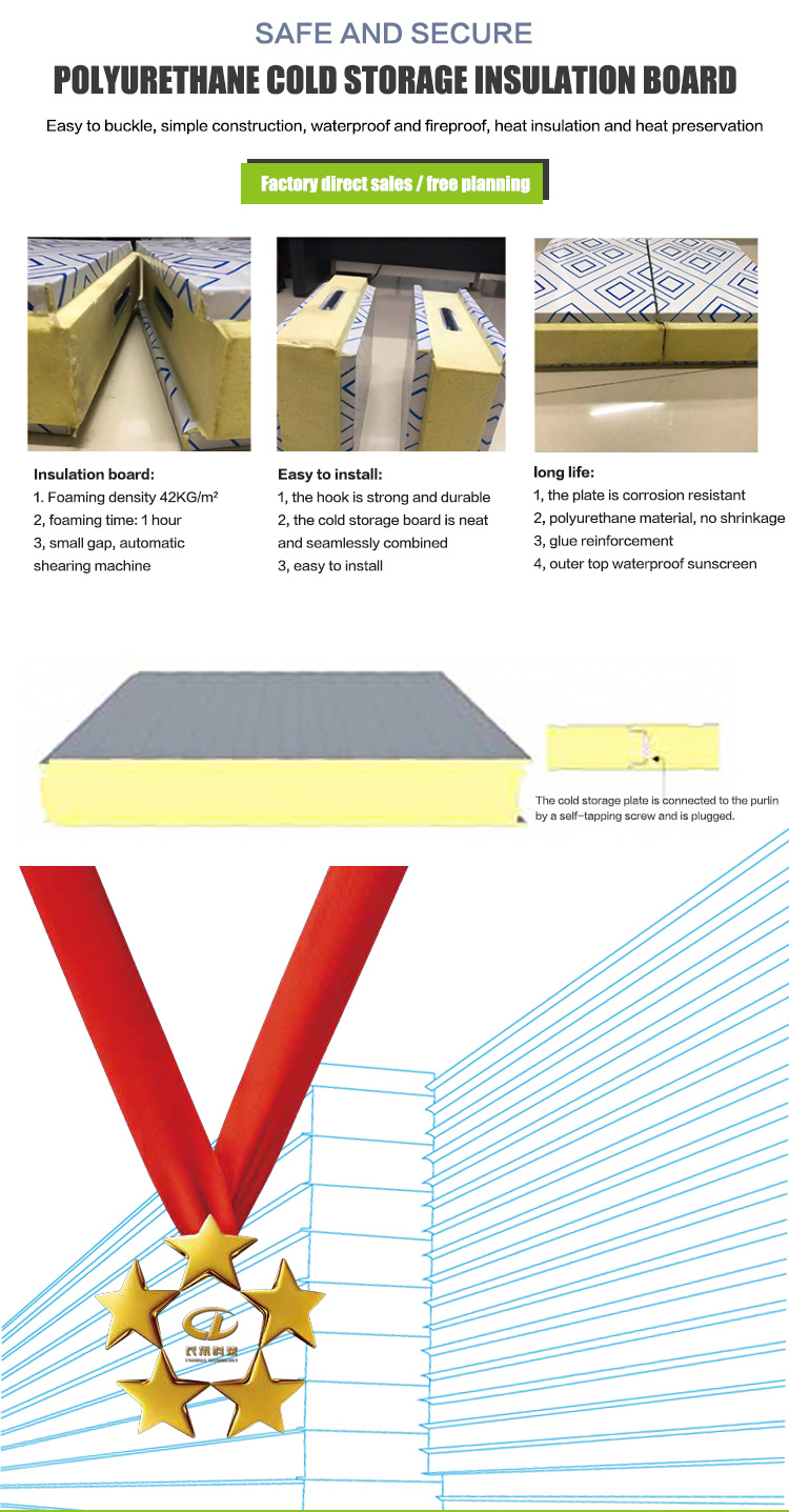 Certified Manufacturer 60mm Pu Puf Sandwich Panels in Oman