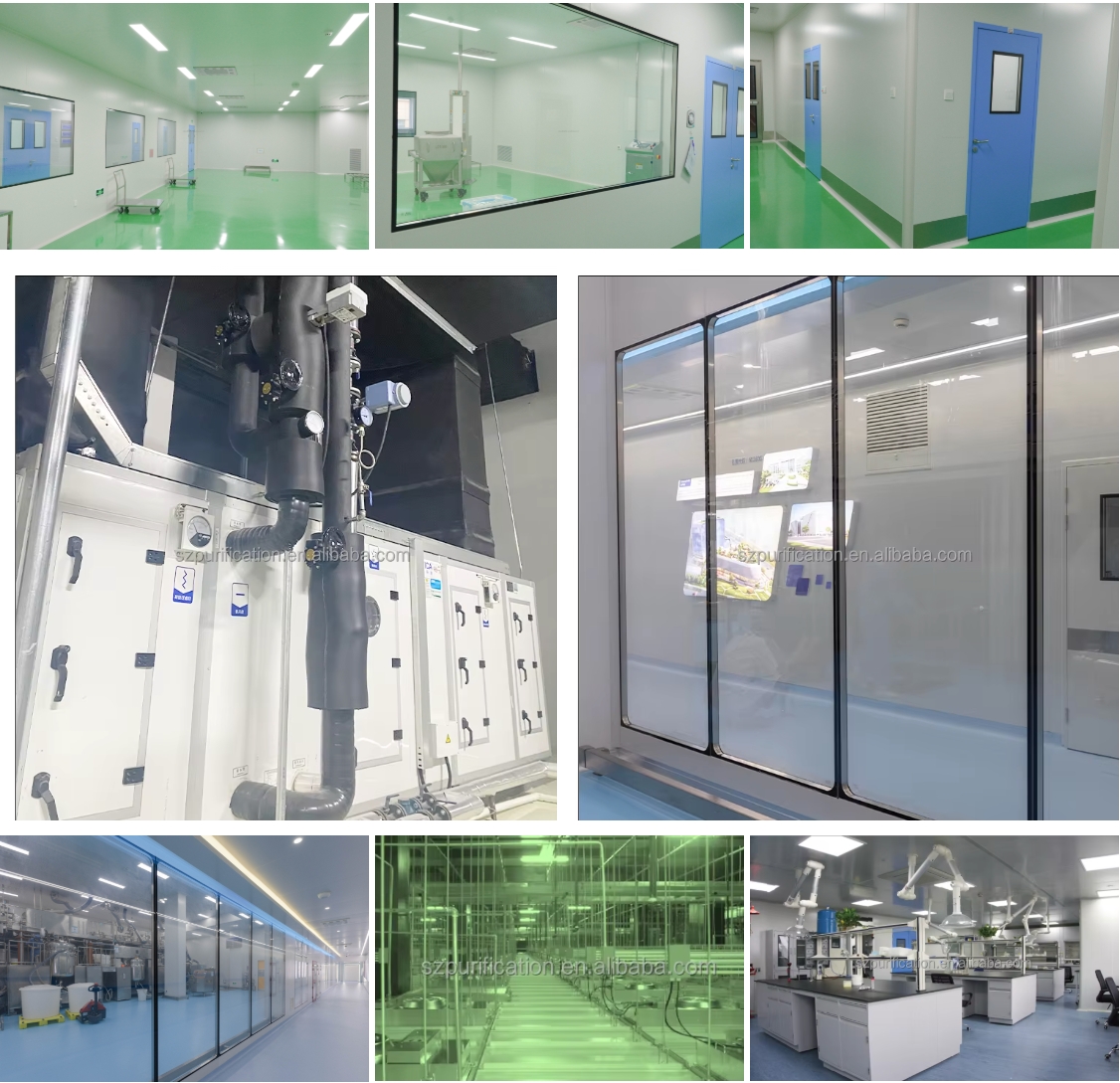 Clean Room Partition Cleanroom Sandwich Panel for Pharmaceuitical Cleanroom