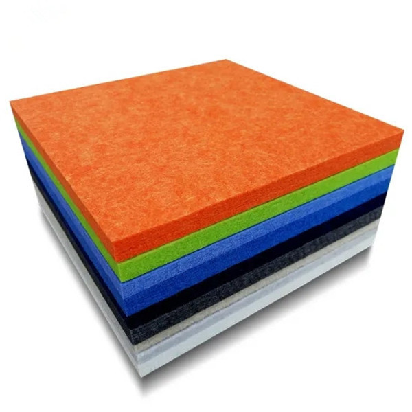 Eco Friendly PET Acoustic Wall Panels Noise Absorption Sheets Soundproof Boards