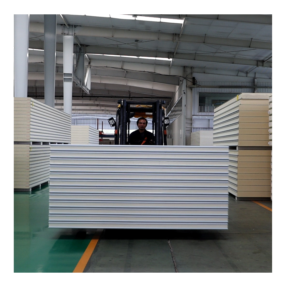 Wholesale Price in Stock Fast Delivery 50~300mm Customized Thickness Cold Room Storage PIR PU EPS Sandwich Panel