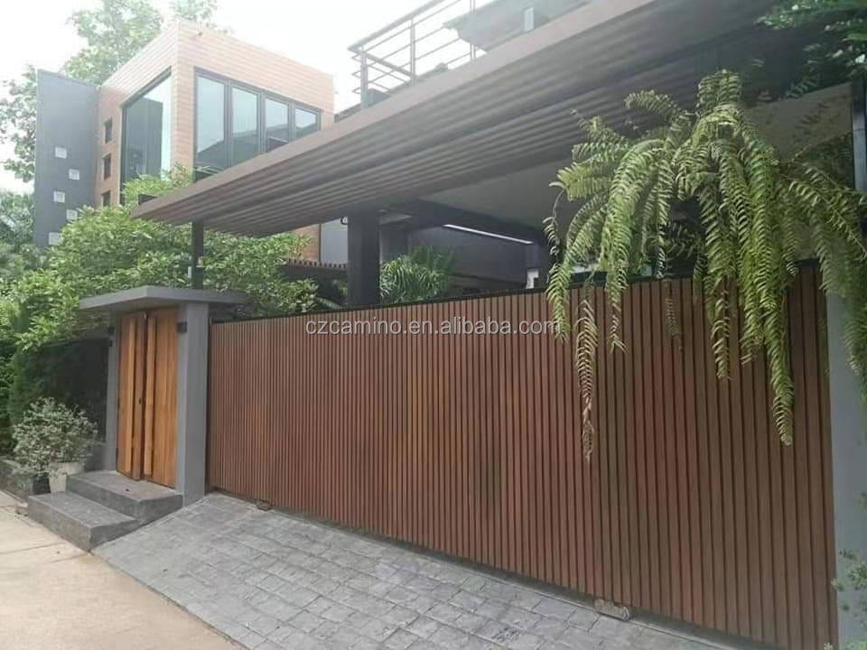 Wholesale Wood-Plastic Composite Exterior Building Materials Solid UV-Resistant WPC Wall Cladding Engineering Panels