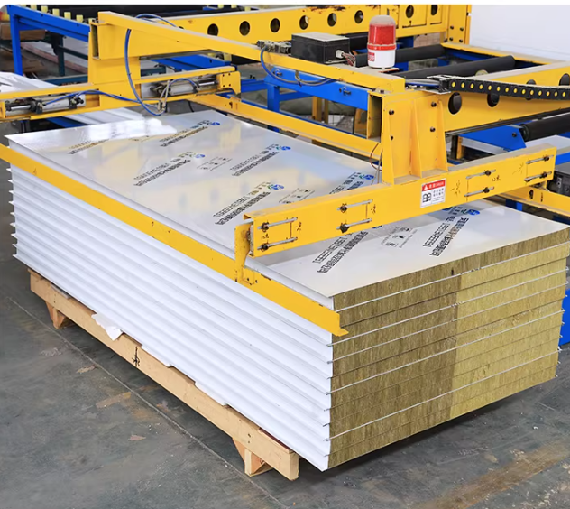Thermal Insulation Mineral Wool Sandwich Panel for Warehouse Roof Cladding