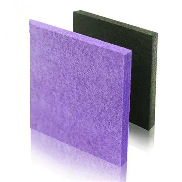Eco Friendly PET Acoustic Wall Panels Noise Absorption Sheets Soundproof Boards