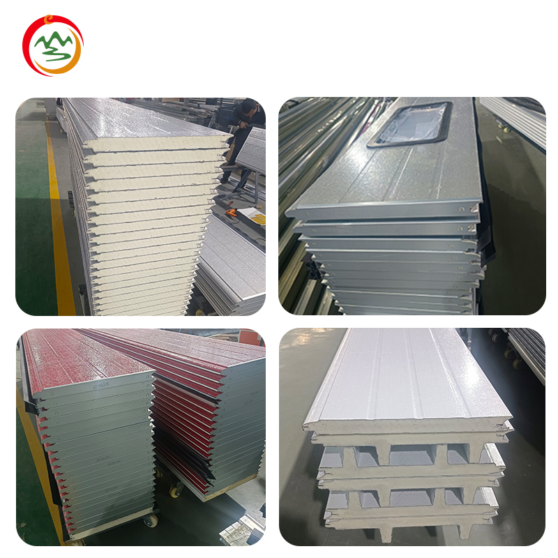 High Density Polyurethane PU Insulated Laminated Sandwich Panels