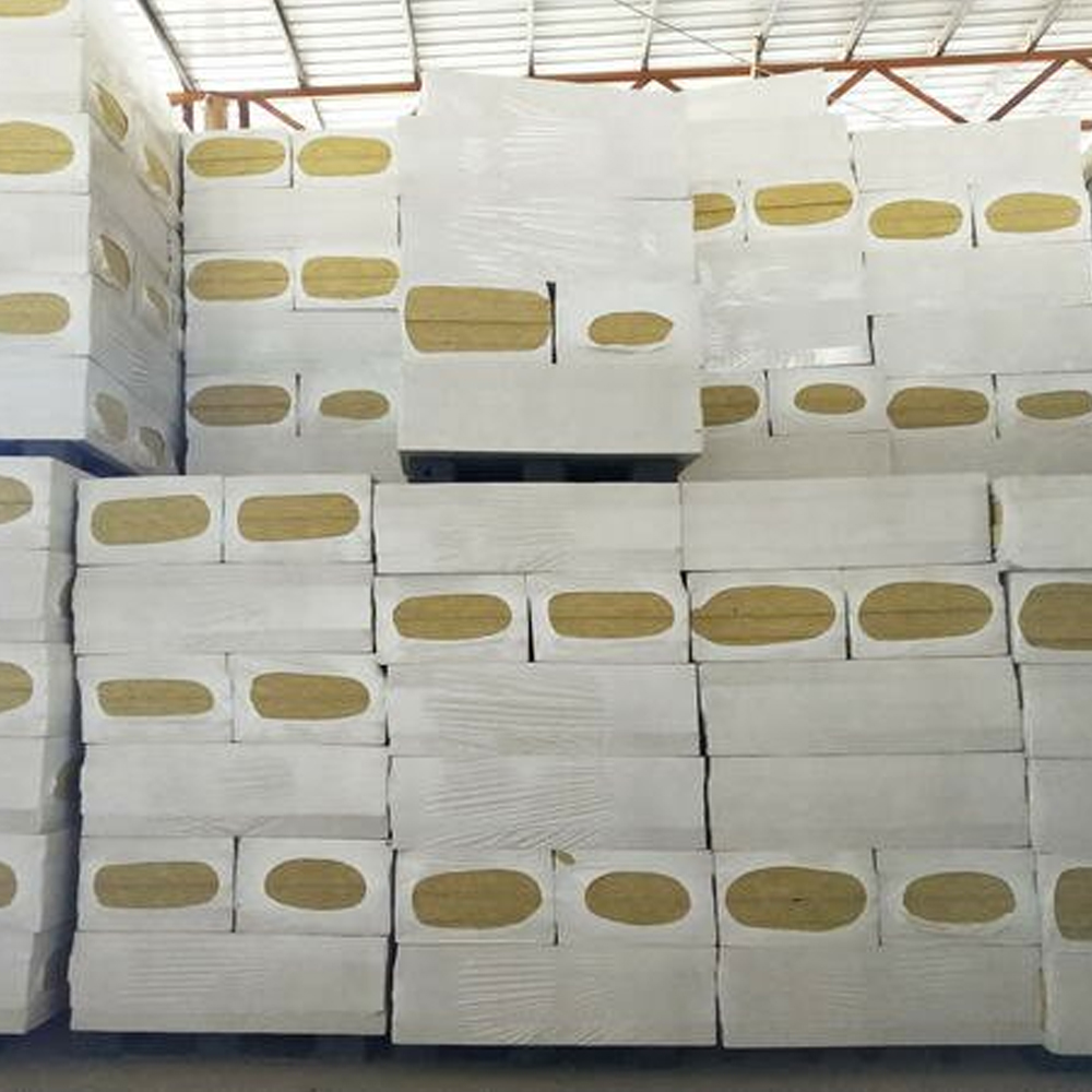 High Density Rockwool Sandwich Panels Plain Type Rock Wool Insulation 75mm Drywall Rock Wool for Sale