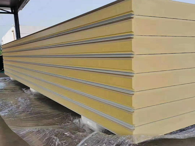 Wholesale Stainless Steel Metal Covered Corrugated Insulated PIR PUR Sandwich Panel For Wall Roof And Cold/Clean Room Price