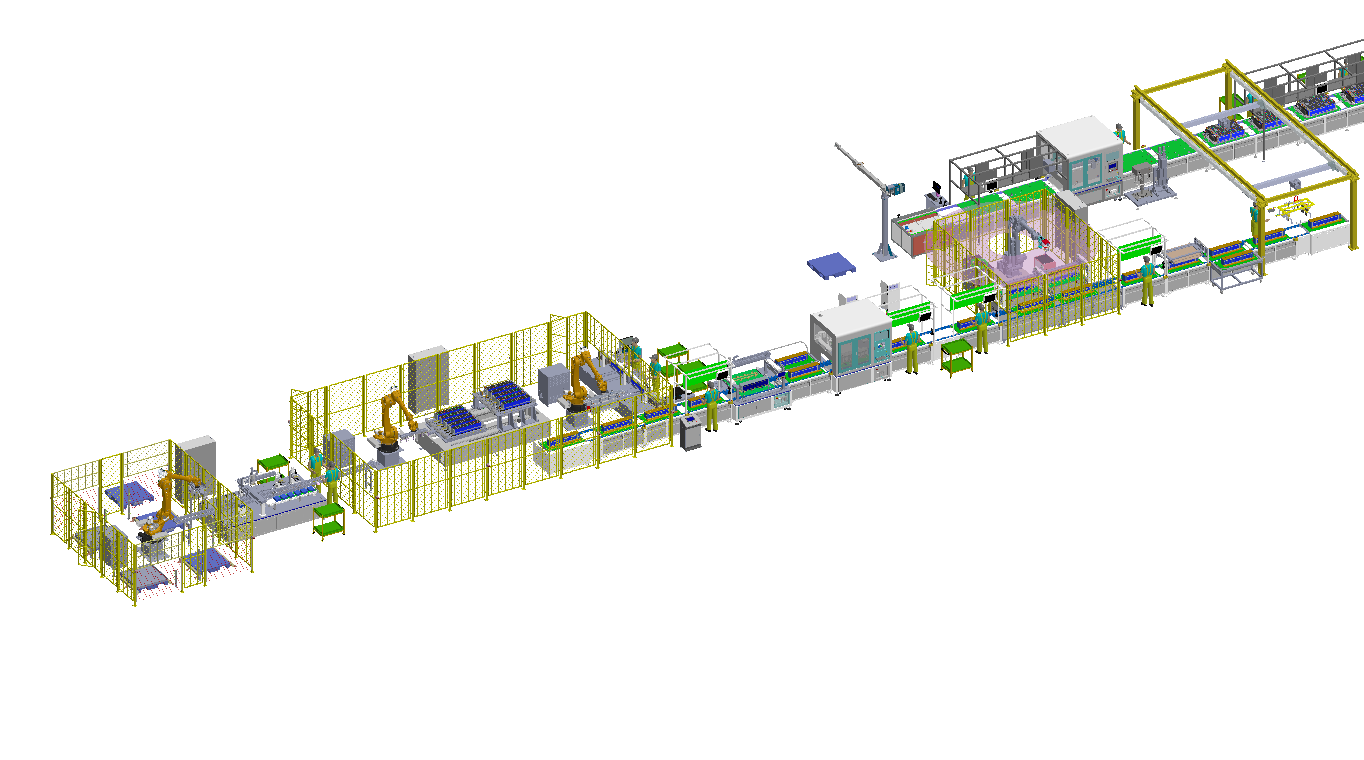 Home Energy Solar Photovoltaic Panels Industrial And Commercial Energy Storage Pack Battery Assembly Line