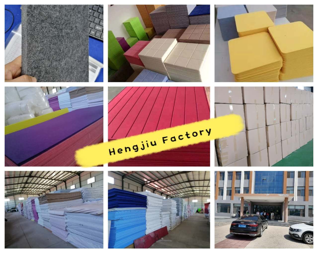 HJ Sound Absorbing Partition Walls 100% Polyester Fiber Acoustic Panels Office Room Dividers Partition Wall Divider
