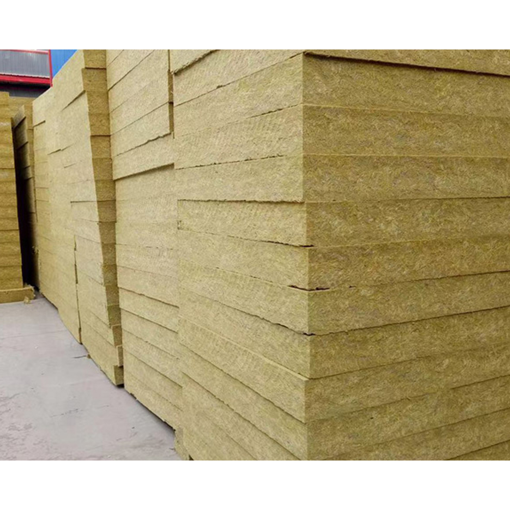High Density Rockwool Sandwich Panels Plain Type Rock Wool Insulation 75mm Drywall Rock Wool for Sale
