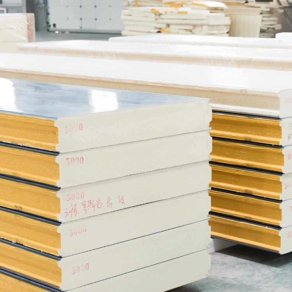 China Factory Insulated Sandwich Panel Roofing Panels Thermal PU Pir Polyurethane Metal Insulated Sandwich Panel Wall Panels