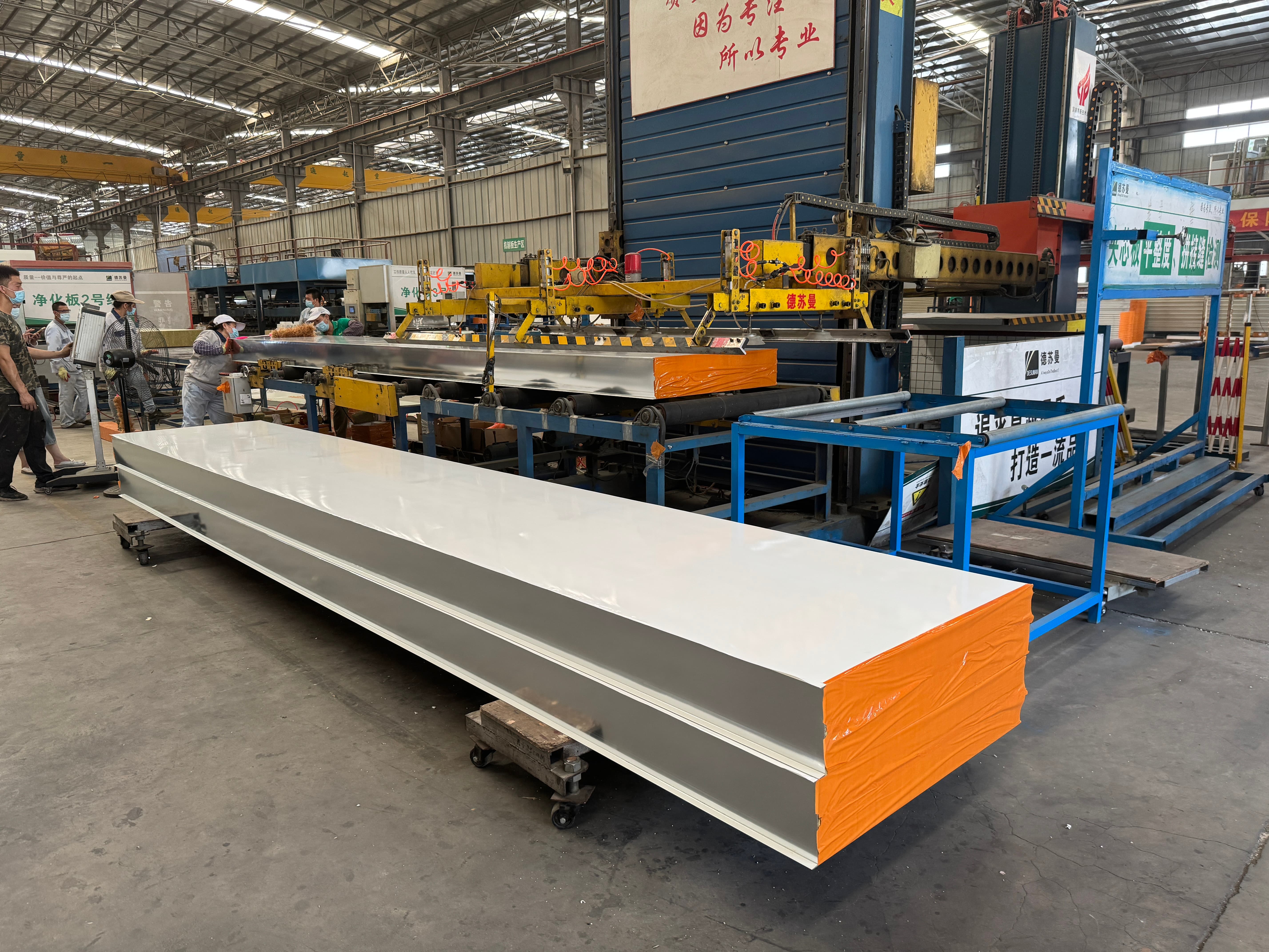 High Quality Desuman SP-RW-1150 Modular Cleanroom Wall Panels Tongue&amp;Groove Fireproof Waterproof Lightweight Sandwich Panel