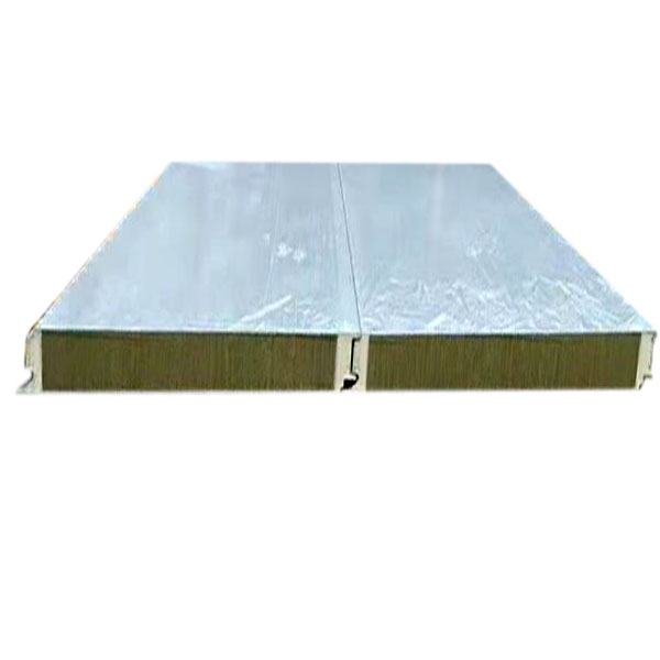 Export Modern Steel Rock Wool Sandwich Board Fire Resistant Water Resistant Eco-Friendly Features Metal Construction for