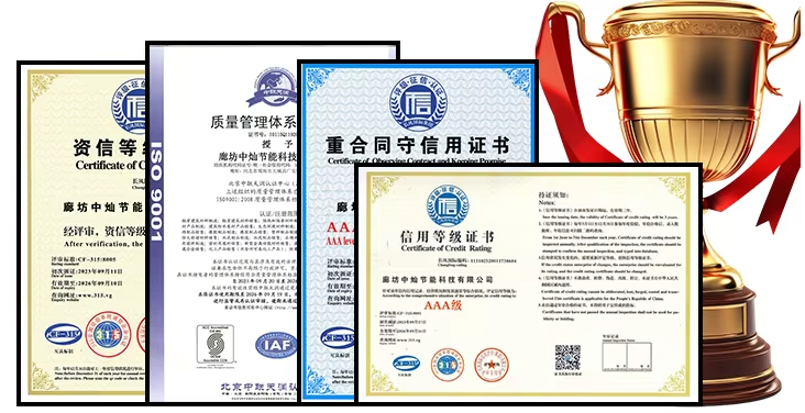 Factory quality certificates and honors