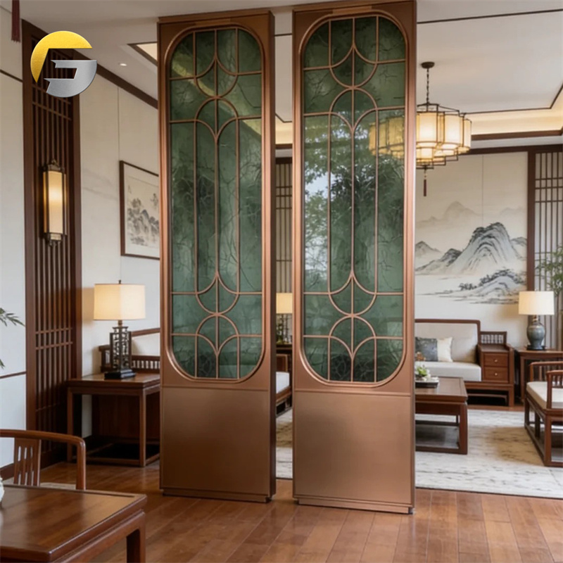 ZB2657 Custom Made Stainless Steel Privacy Screen Divider Partition for Office Interior Space