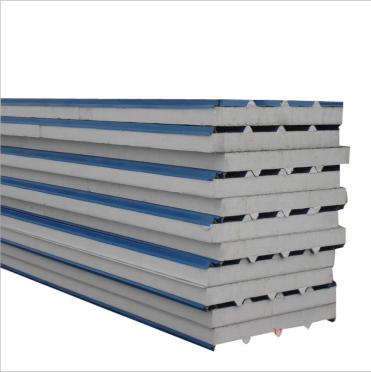 Exterior Building PUR/PIR Polyurethane Wall and Roof Sandwich Panel
