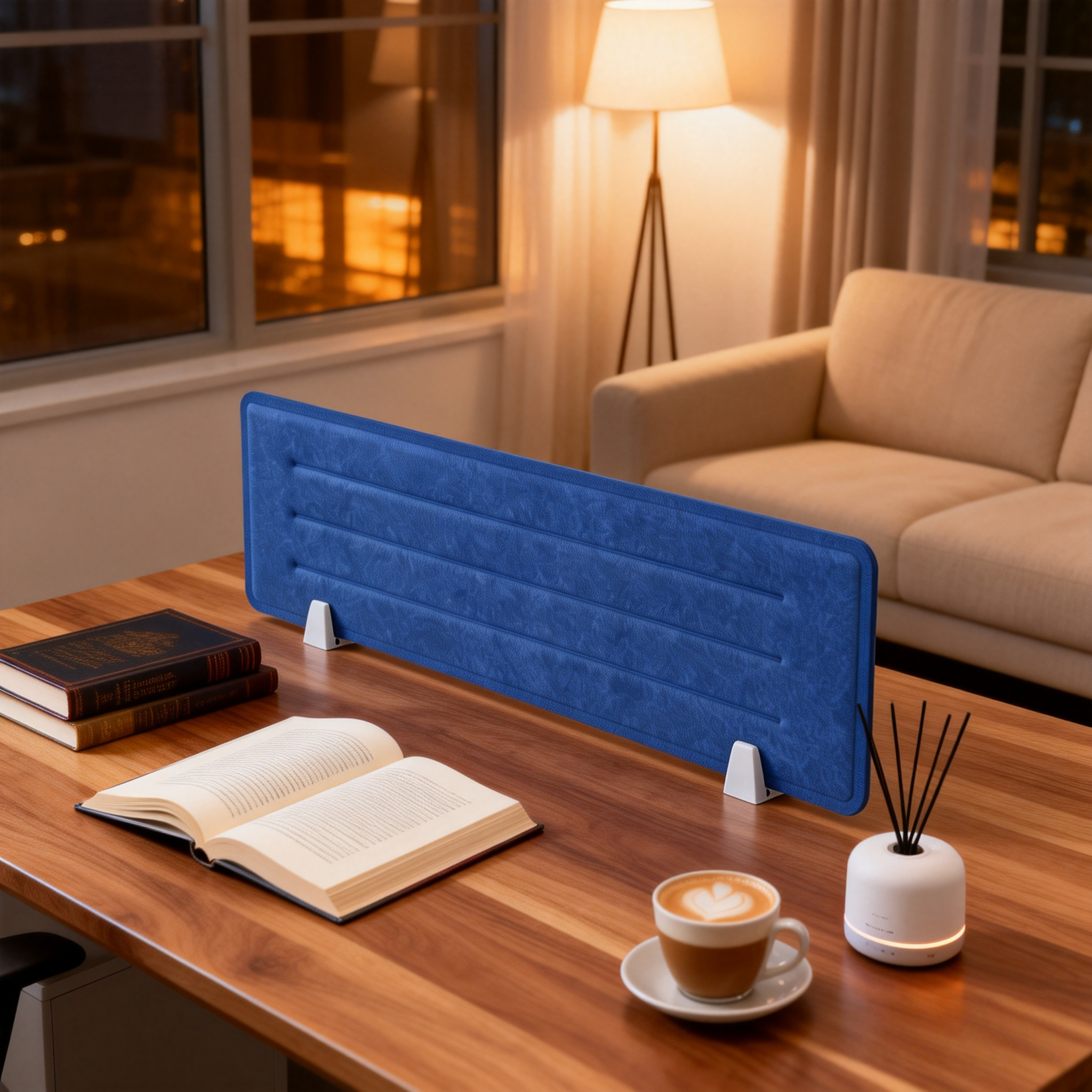 100% Polyester Fiber Acoustic Panel Easy Installation Sound Insulation 3D Screen for Home Office Modern Wall Partition Desk