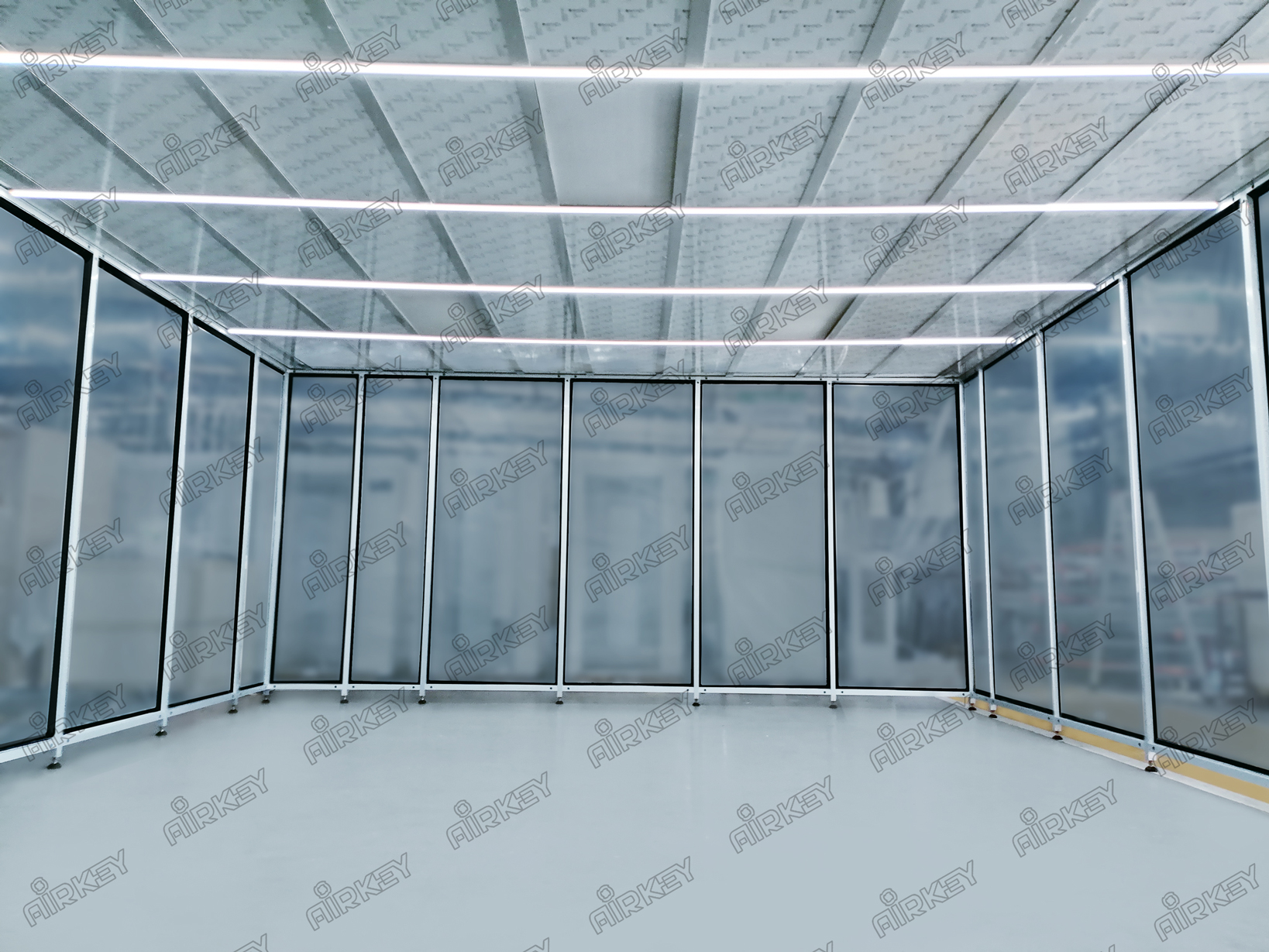 ISO8 GMP Standard Portable ModularClean Room Dust Free Cleanroom Soft Wall Clean Booth with Movable Wheels