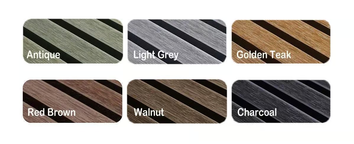 WPC Exterior Cladding Panel Outdoor EN13501 B1 Fire Rating ISO9001 Certified Waterproof Wood Grain Wall Board
