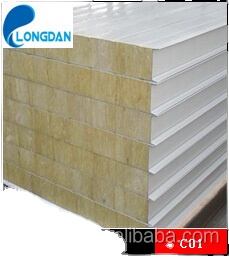 fire rated rock wool sandwich panels for modular house