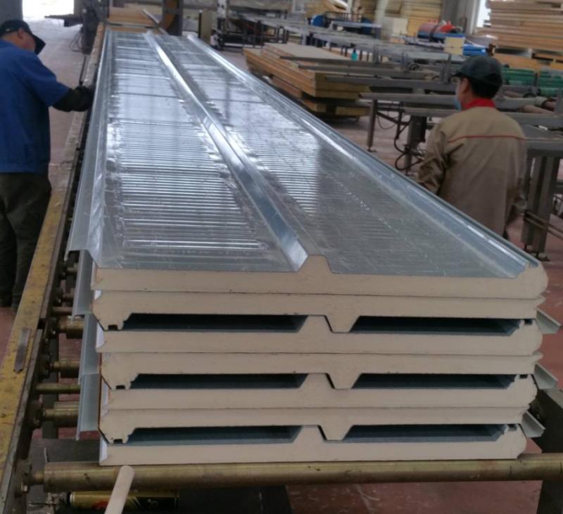 Thermal Acoustic Insulation Polyurethane/Rock Wool/Pir/Glass Wool/Eps Sandwich Panels Color Steel Roofing Panels