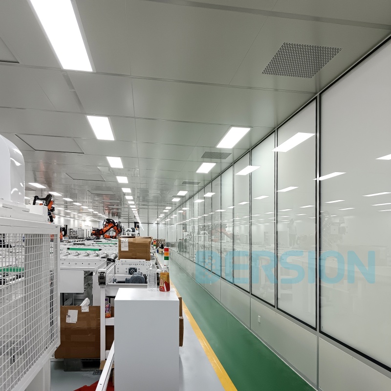 New Dersion Rapid Modular Clean Room Construction Stainless Steel Sandwich Panels ISO9001 Certified Customized Dust Removal