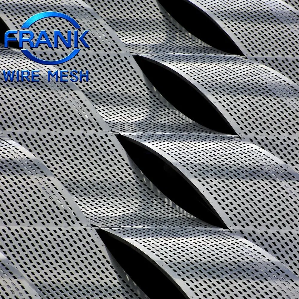 Exterior Wall Architectural Decorative Perforated Metal Aluminum Facade Cladding Panels