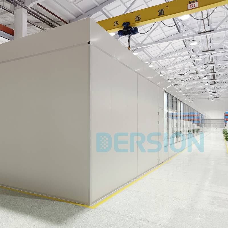 New Dersion Rapid Modular Clean Room Construction Stainless Steel Sandwich Panels ISO9001 Certified Customized Dust Removal