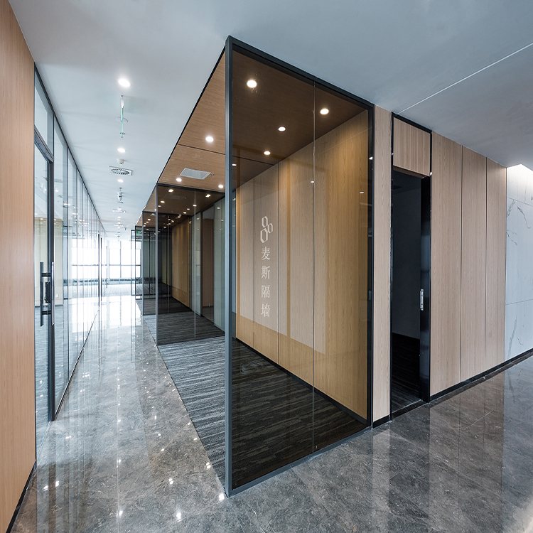Custom Interior Modular Partition Wall Panel Acoustic Commercial Office Wall Divider Easy Assemble