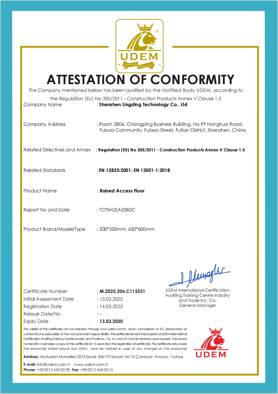 Certificate 1